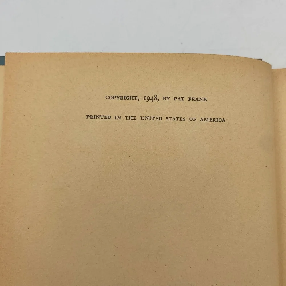 An Affair of State Pat Frank 1948 HC‎ J.B. Lippincott Political Fiction Blue